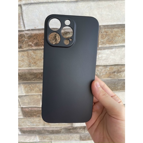 Ốp lưng dẻo cho iPhone 14 Pro Max, 14 Pro, 14 Plus, 14 Silicon màu đen chống bẩn siêu bền bảo vệ camera