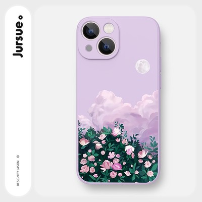 Ốp điện thoại JURSUE Y2611 in hình hoa thích hợp cho iPhone 17 16 15 14 13 12 11 Pro Max SE 2020 X XR XS ip 8 7 Plus