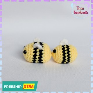 Móc khóa Chú Ong Nhỏ dễ thương bằng len handmade
