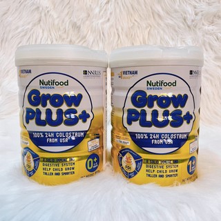 Sữa grow plus+ 0+/1+ vàng nutifood - hộp 400g & 850g