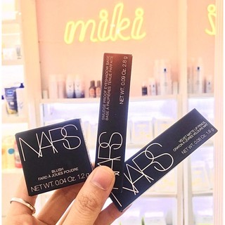 Set trang điểm mini Nars má hồng orgasm kem lót Smudge Proof Eyeshadow son bút chì màu Dolce Vita