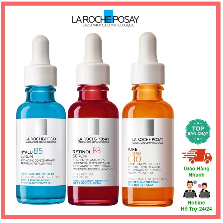 Serum Phục Hồi Da Laroche Posay B5 30ml - Tinh chất hỗ trợ quá trình tái tạo da