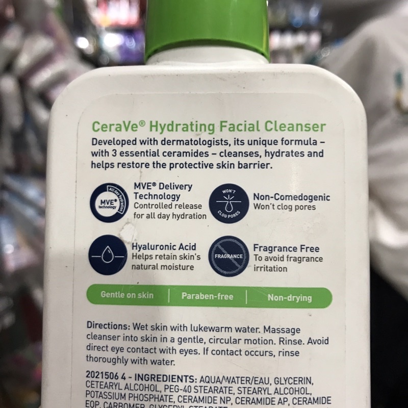 Sữa Rửa Mặt Cerave Cleanser Cho Da Thường,Da khô 237ml
