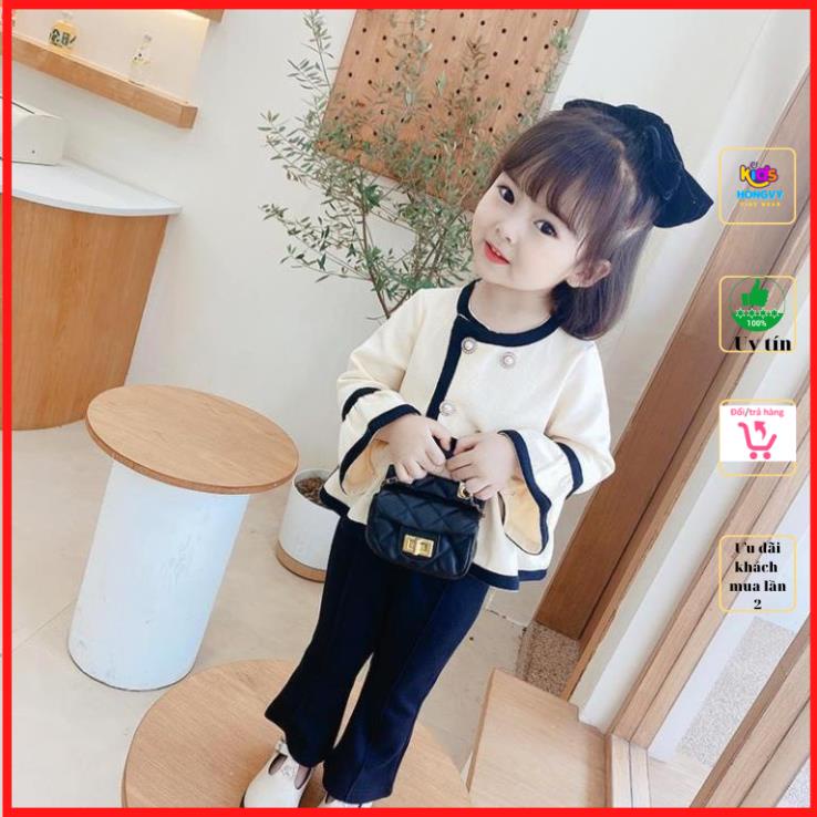 Quần áo cho bé gái cực kỳ sang chảnh - chất Đũi cực kỳ mềm - mặc cực thoải mái Hongvykids [Laydy]