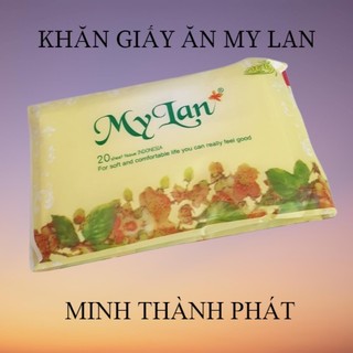 10 gói giấy ví đôi my lan bỏ túi, khăn giấy túi mini