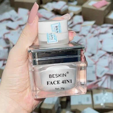 Kem Dưỡng Trắng Da Mặt 4IN1 BESKIN