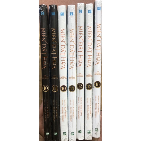 Miền đất hứa bản đen, trắng in đầu tập 10,11,12,13,15,19