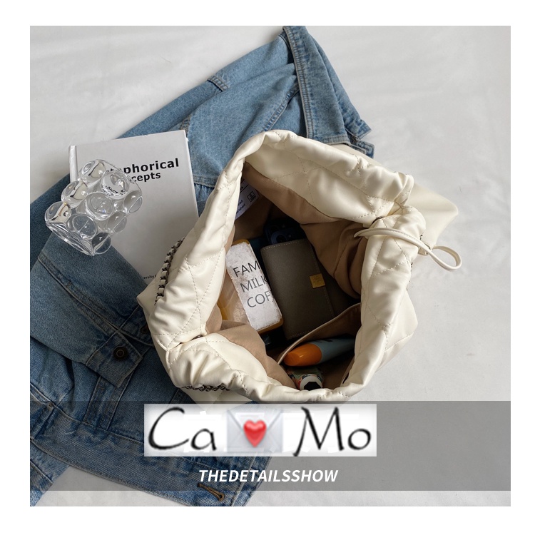 Set túi rút CAHRES dây đan đen