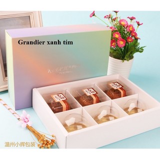 Set hộp + túi đựng bánh hành kẹo nougat bánh dứa bánh quy
