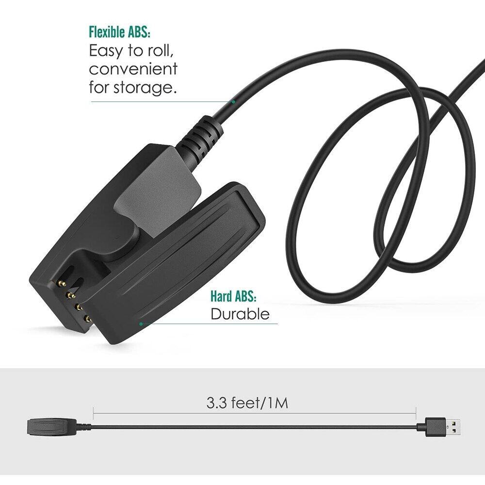 Dây Cáp Sạc Nhanh USB Cho Garmin Lily Forerunner 30 35 35J 230 235 630 645 735XT Vivomove HR Approach S20