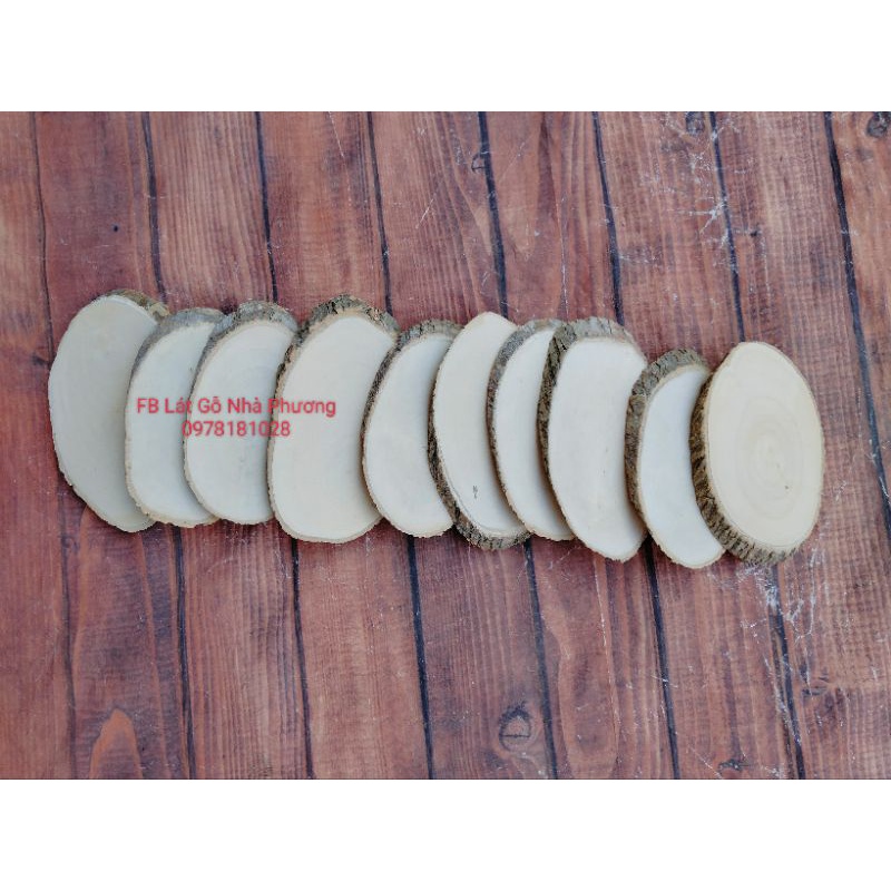 Lát Gỗ cưa xéo dài 12_15cm