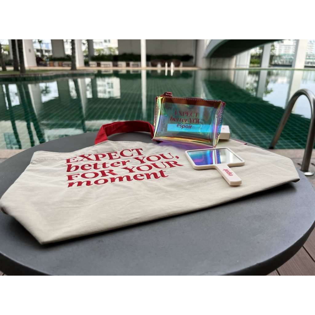[Hàng Tặng Không Bán] Túi Vải Canvas Espoir Expect Better You