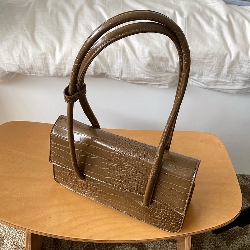 Túi Xách Da Đeo Vai Hình Chữ Nhật Phong Cách Thời Trang Hàn Quốc Dành Cho Nữ