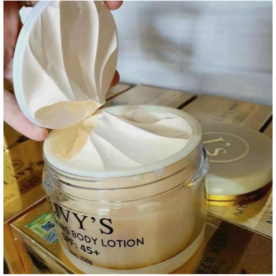 KEM BODY LIVY VÀNG TRẮNG DA MẪU MỚI NHẤT 💚 BODY LIVY 'S 250G THÁI LAN