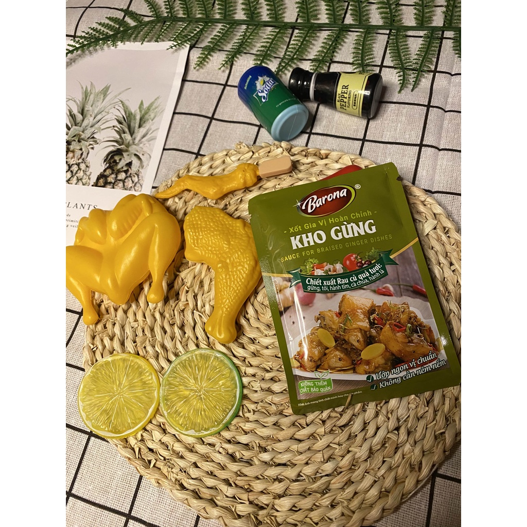 ￼Xốt Gia Vị Hoàn Chỉnh BARONA 80gr Không Cần Nêm Thêm Gia Vị