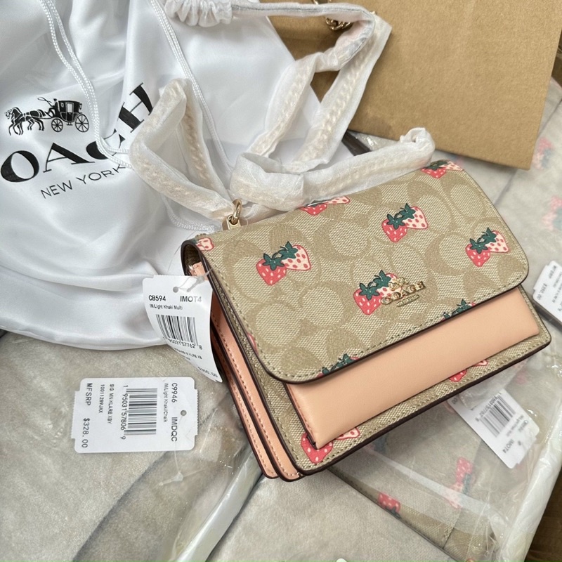 TÚI COẠCH MINI KLARE CROSSBODY  IN SIGNATURE CANVAS