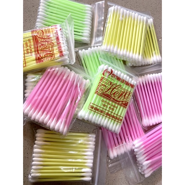 Bông tăm ráy tai Hero or Alolo - Mẫu thân nhựa