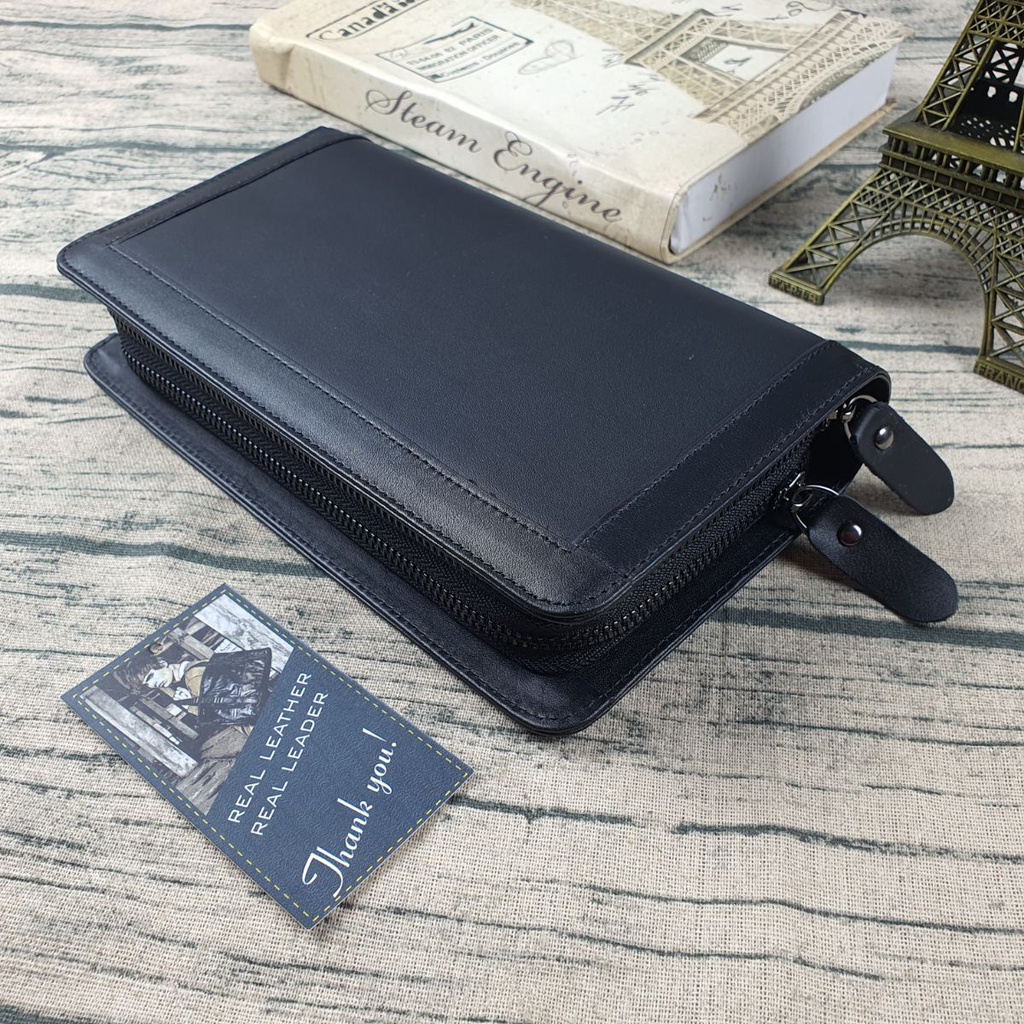 Clutch cầm tay nam da bò thật CL140  - 100% da bò thật, BH 3 năm