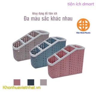 kệ đựng bút 4 ngăn , khay nhựa tiện ích 4 ngăn siêu bền