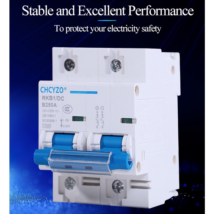 Cầu Dao Ngắt Nguồn DC MCB 250A 200A 150A 100A 80A Cho Xe Máy