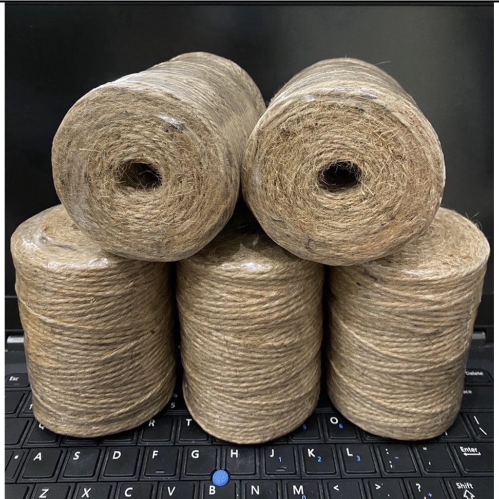 Cuộn dây thừng màu trang trí handmade 2mm