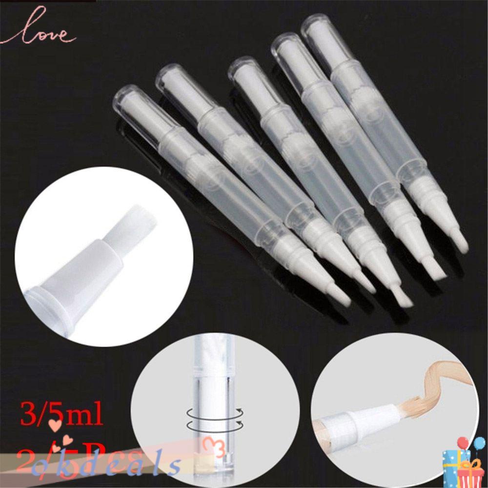 Bộ 2 / 5 Lọ Rỗng Kèm Cọ Dùng Để Đựng Dung Dịch Dưỡng Móng