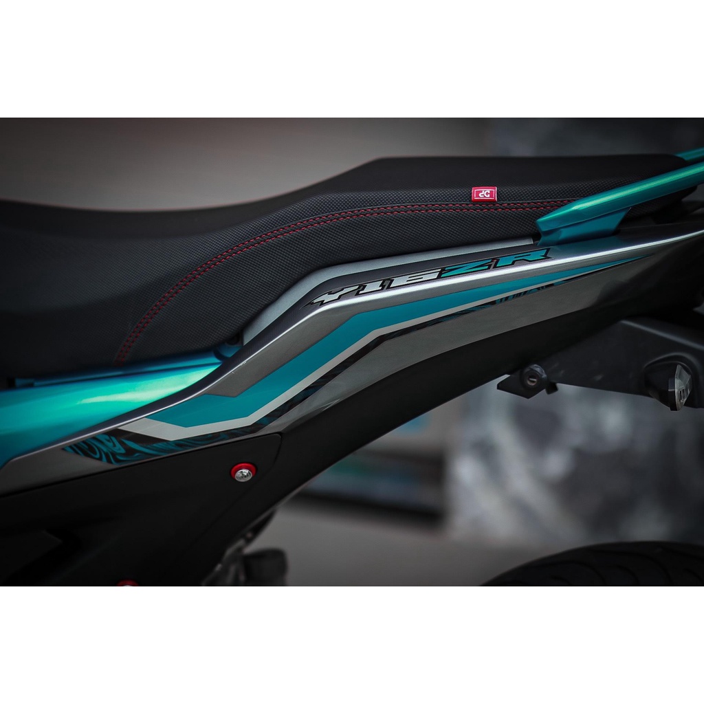 TEM RỜI mẫu Y15ZR cho Exciter 155 xanh ngọc - bạc, tem siêu hot 2023