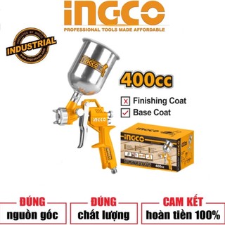 Ingco súng phun sơn 400cc asg4041