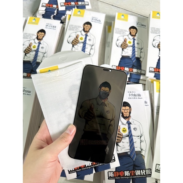 [CHỐNG NHÌN TRỘM] Kính Cường Lực IP Gorila Bảo Vệ Full Màn Hình Phiên Bản Chống Nhìn Trộm, Chống Bám