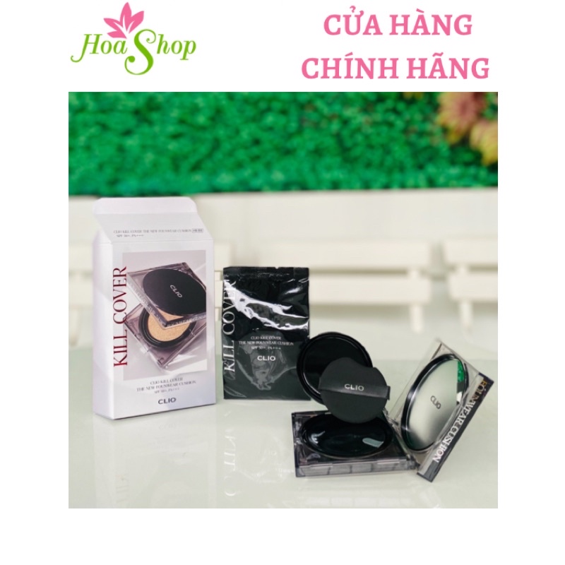 Set Phấn nước CLIO Kill Cover The New Founwear Spf50+ pa+++ 2022