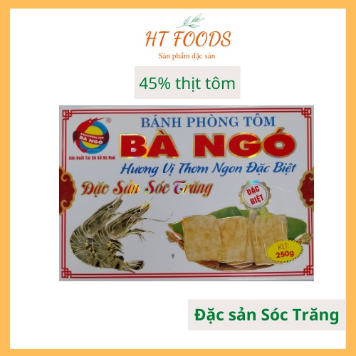 Bánh phồng tôm Bà Ngó, loại đặc biệt (250g,500gam), đặc sản Sóc Trăng