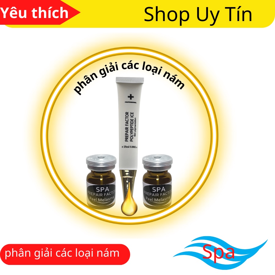 Phân giải các loại nám da tàng nhang đồi mồi (trắng da tái tạo ,se khít chân lông)