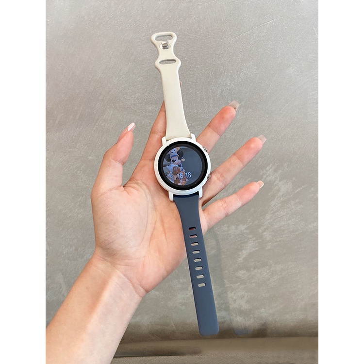 Ốp Điện Thoại Silicon Phối Màu Độc Đáo Thời Trang Cho Huawei gt2 / 3 / pro Watch Active 2 / Galaxy Watch 4 / 5 / 5pro /