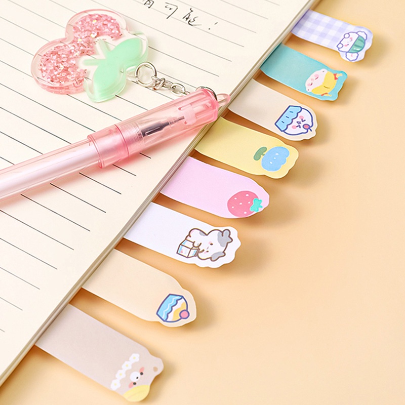 Y&amp;X Bộ 120 Giấy Ghi Chú Họa Tiết Hoạt Hình Cho Học Sinh