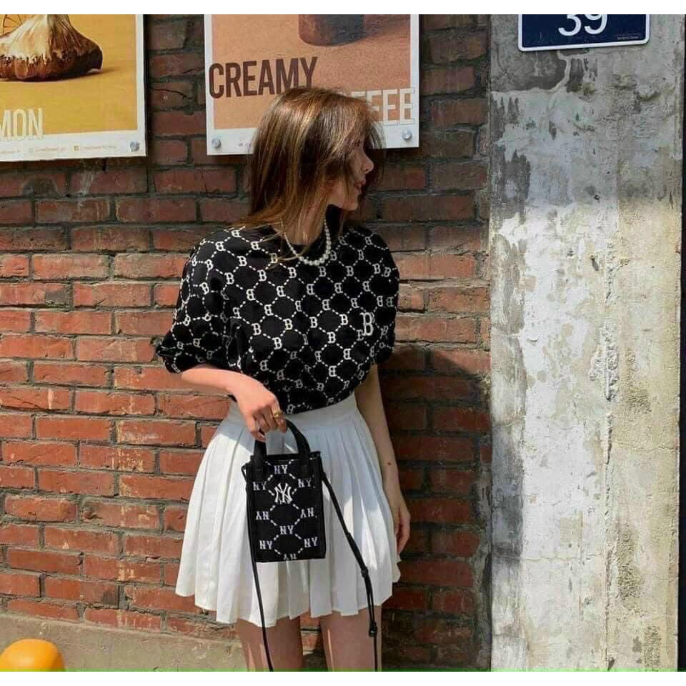 Túi MLB Monogram Handphone Crossbag Newyork Yankees - Túi MLB Đeo Chéo Đựng Điện Thoại Xuất Dư