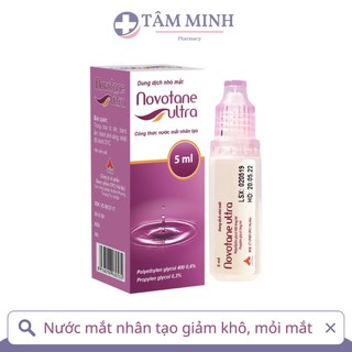 NOVOTANE ULTRA NƯỚC NHỎ MẮT CHỐNG KHÔ, MỎI MẮT, DƯỠNG MẮT, NƯỚC MẮT NHÂN TẠO