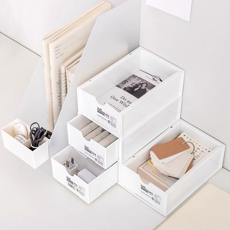 [HN15] Hộp nhựa ngăn kéo đựng đồ tiện dụng