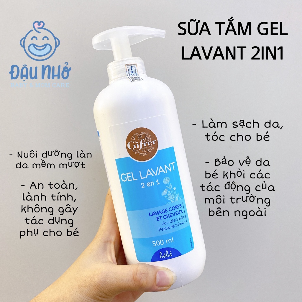 Sữa tắm Gel Lavant 2in1 500ml cho bé