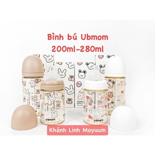 Bình sữa ubmom hàn quốc nhựa ppsu 200ml/280ml