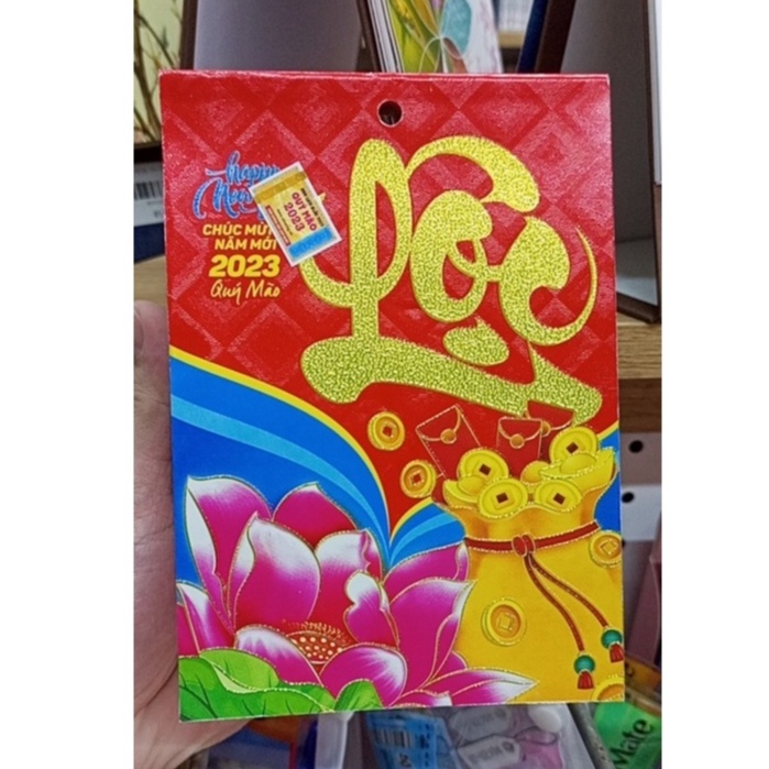 Lịch Bloc Trung 2023 ; Kích thước: 10.5x14.5 cm