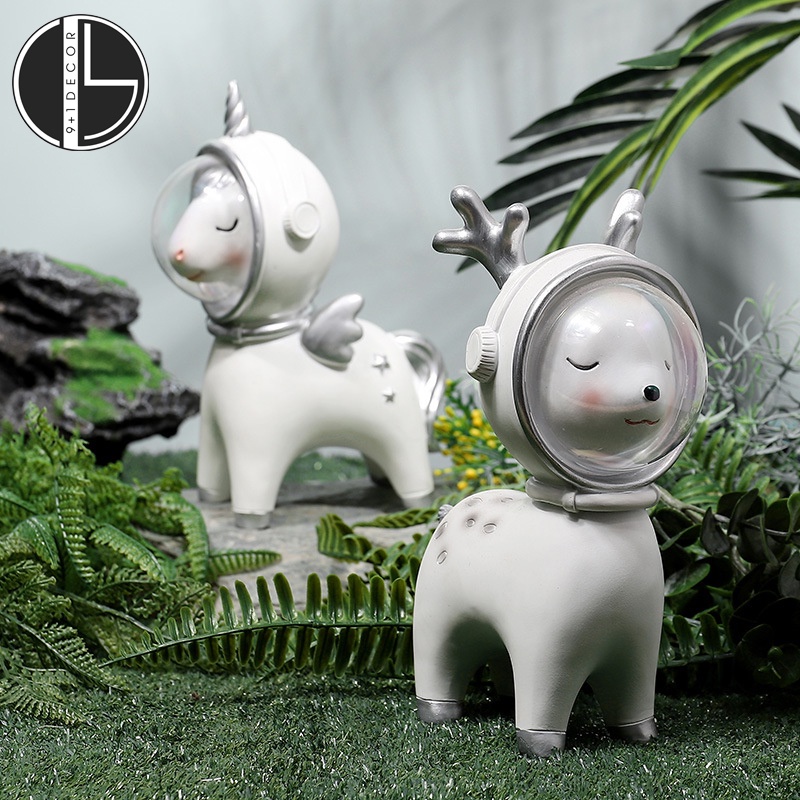 Tượng Hươu và Kỳ Lân phiên bản cao cấp sắc nét từng chi tiết