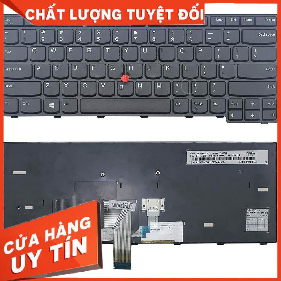 BÀN PHÍM DÀNH CHO LAPTOP LENOVO ThinkPad E470 E470C E475 01AX080 01AX040 MÀU ĐEN NEW
