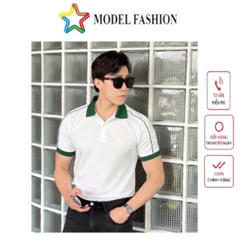 Áo thun polo nam nữ tay ngắn họa tiết viền vai hàn Gaxmen Fashion
