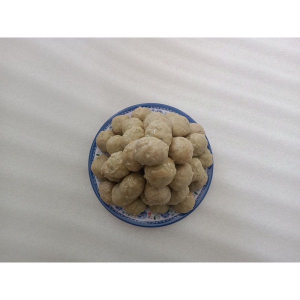 Bò viên_mô hình bò viên bằng nhựa