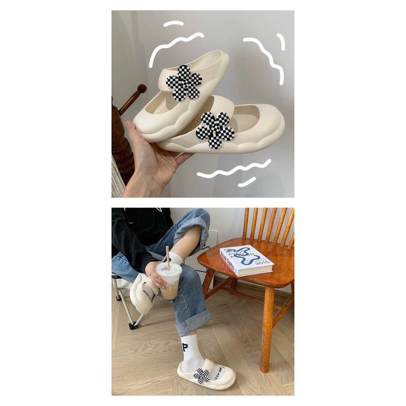 CHZK hàn quốc phiên bản của hoa dép của phụ nữ, dễ thương và thời trang dép của phụ nữ