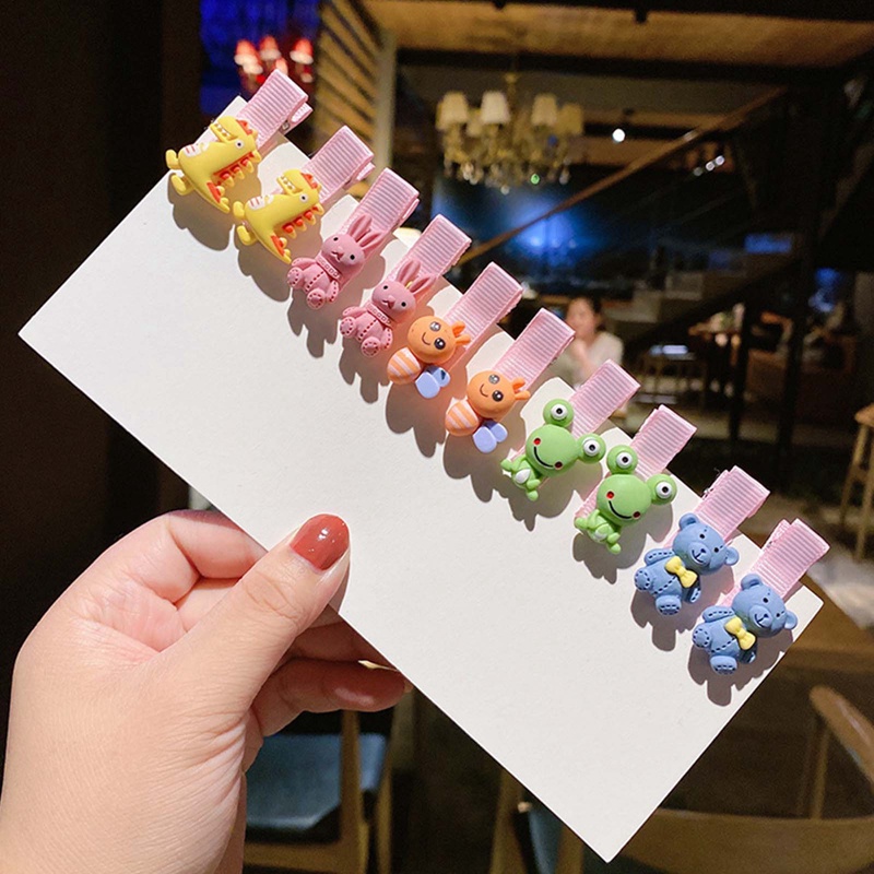 Set 10 Kẹp Tóc Công Chúa Dễ Thương Cho Bé Gái