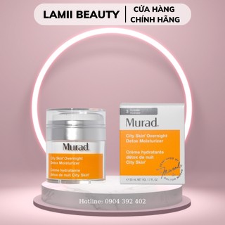 Kem dưỡng trắng da giảm thâm nám City skin overnight Detox moisturizer