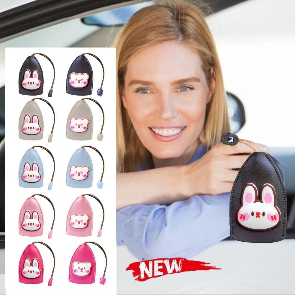 KENT1 Set 2 Bao Da PU Đựng Chìa Khóa Xe Hơi Chống Trượt Dành Cho Nam Và Nữ