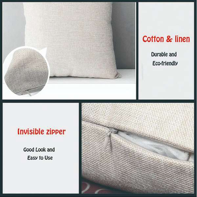 Vỏ Gối Vuông 45X45cm Họa Tiết Giáng Sinh Độc Đáo Trang Trí Nội Thất