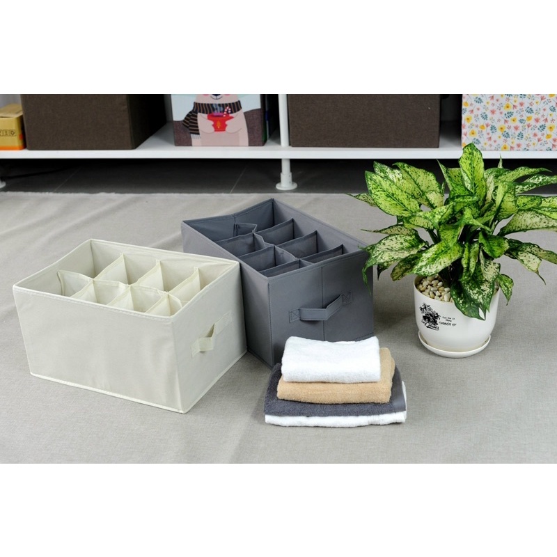 Hộp đựng quần áo thiết kế mới NGỌC HOME hộp đựng khăn cuộn tròn đa năng 8 ngăn